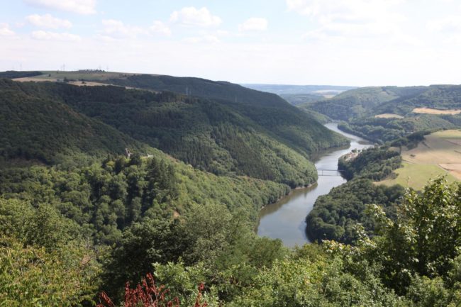 Das Our-Tal bei Burg Falkenstein 2015